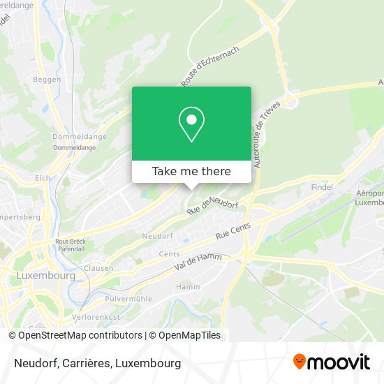 Neudorf, Carrières Karte