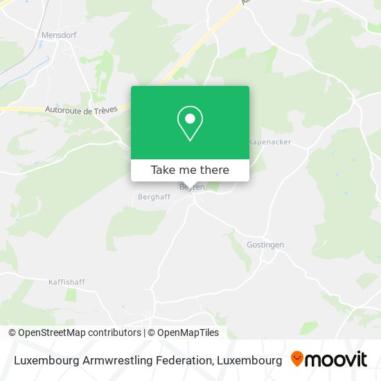 Luxembourg Armwrestling Federation map