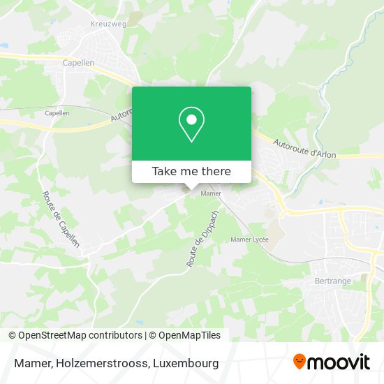 Mamer, Holzemerstrooss map