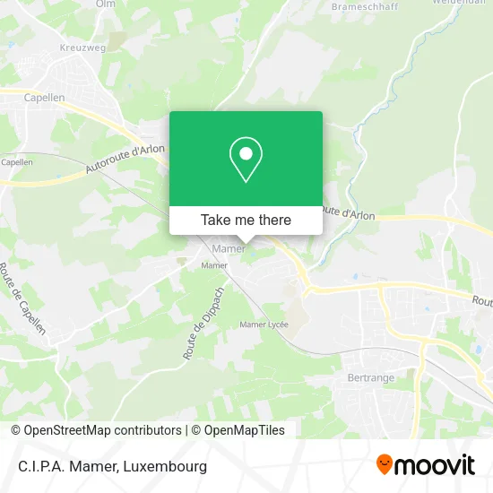 C.I.P.A. Mamer map