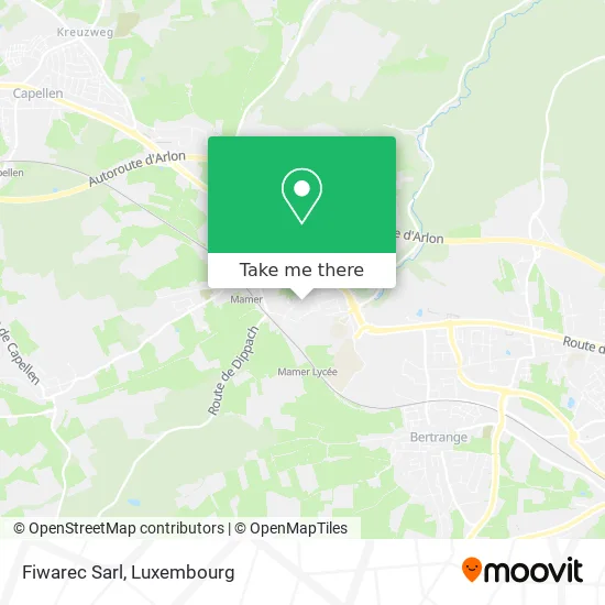 Fiwarec Sarl map