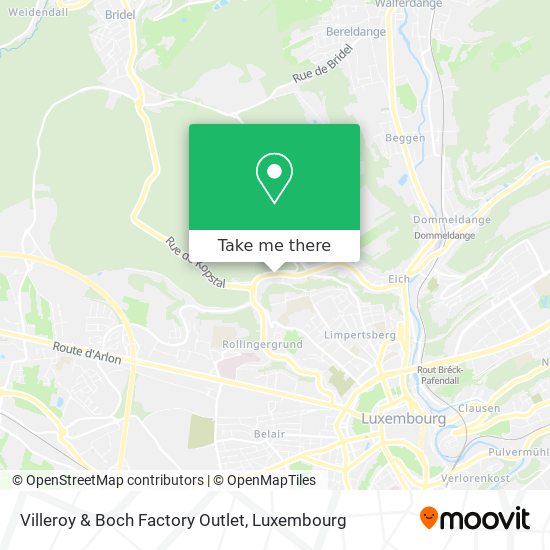 Villeroy & Boch Factory Outlet map