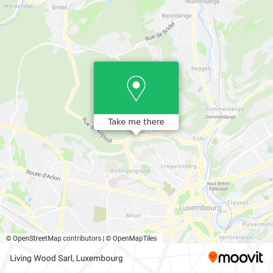 Living Wood Sarl map