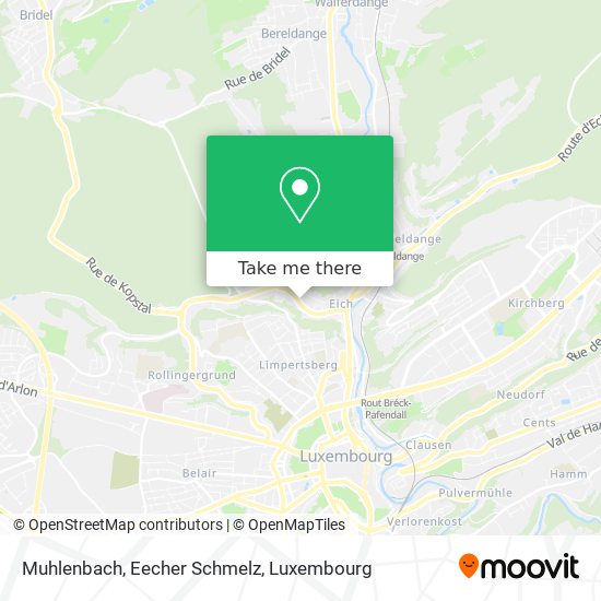 Muhlenbach, Eecher Schmelz Karte