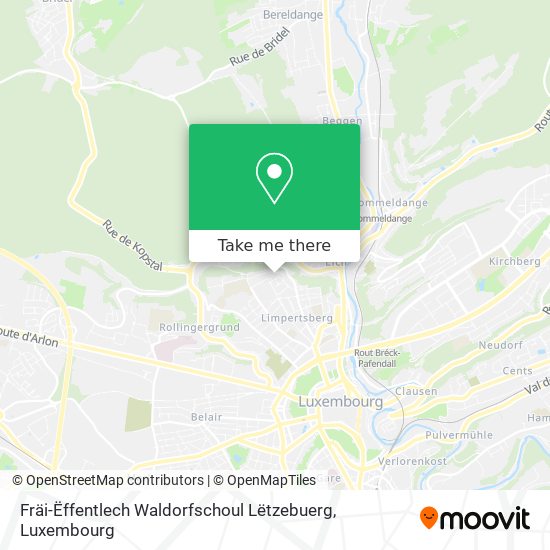 Fräi-Ëffentlech Waldorfschoul Lëtzebuerg map