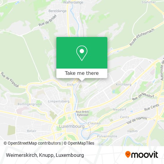Weimerskirch, Knupp Karte