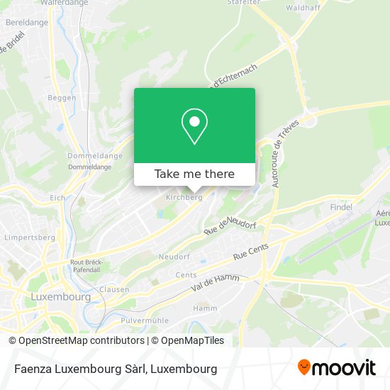 Faenza Luxembourg Sàrl map