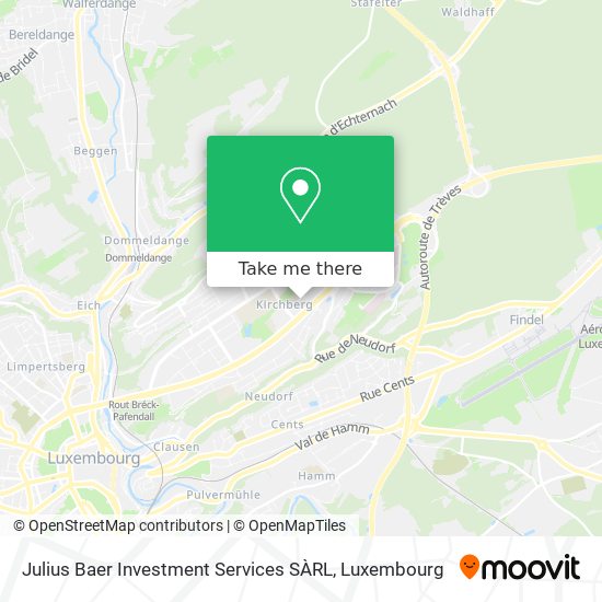 Julius Baer Investment Services SÀRL map