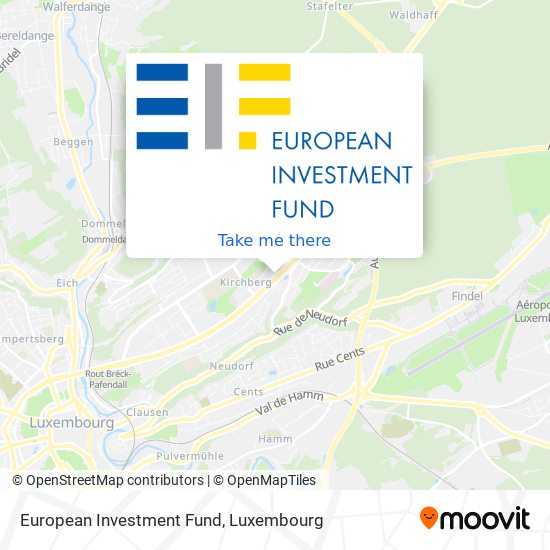 European Investment Fund map