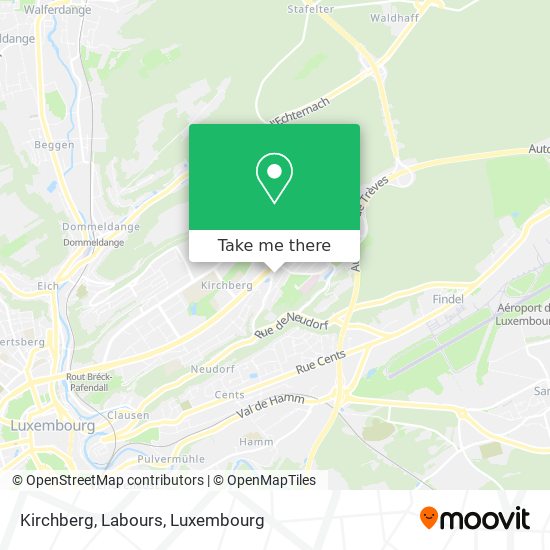 Kirchberg, Labours map