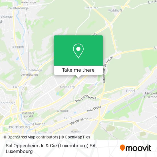 Sal Oppenheim Jr. & Cie (Luxembourg) SA map