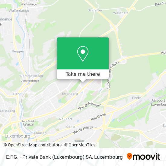 E.F.G. - Private Bank (Luxembourg) SA map