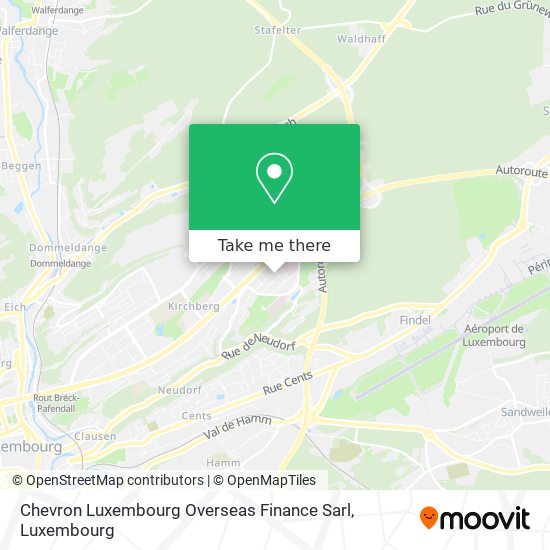 Chevron Luxembourg Overseas Finance Sarl map