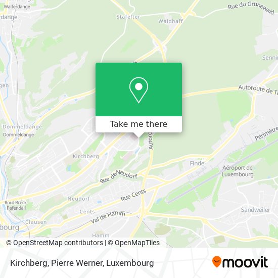 Kirchberg, Pierre Werner map
