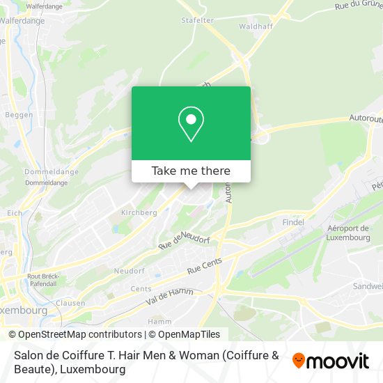 Salon de Coiffure T. Hair Men & Woman (Coiffure & Beaute) Karte