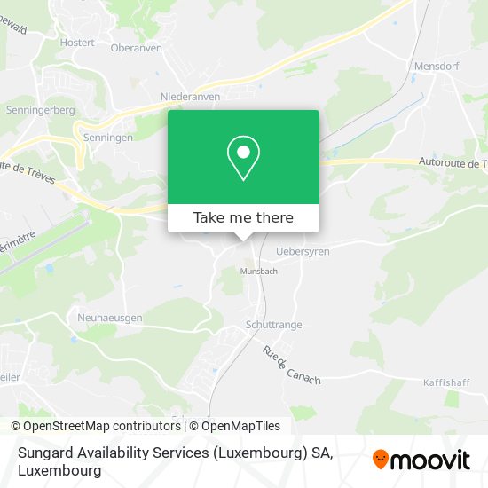 Sungard Availability Services (Luxembourg) SA map