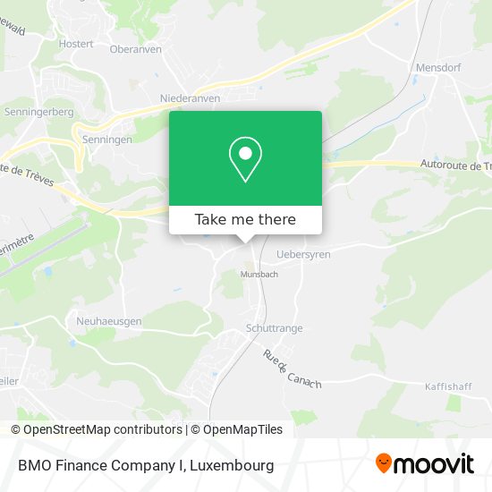 BMO Finance Company I map