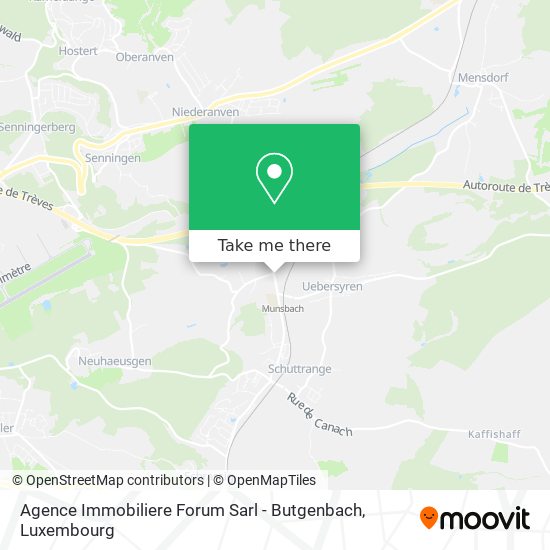 Agence Immobiliere Forum Sarl - Butgenbach map