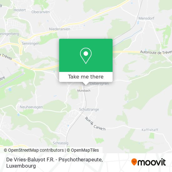 De Vries-Baluyot F.R. - Psychotherapeute map