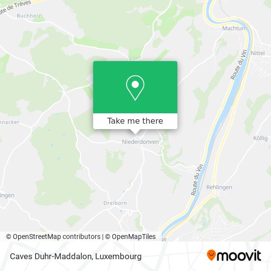 Caves Duhr-Maddalon map