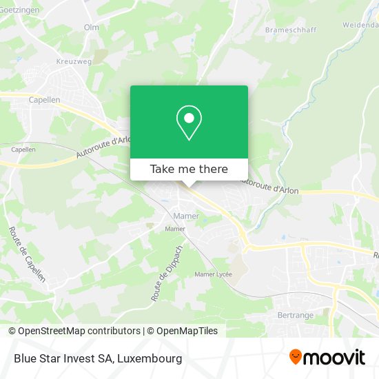 Blue Star Invest SA map