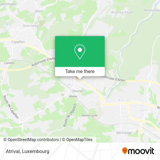 Atrival map
