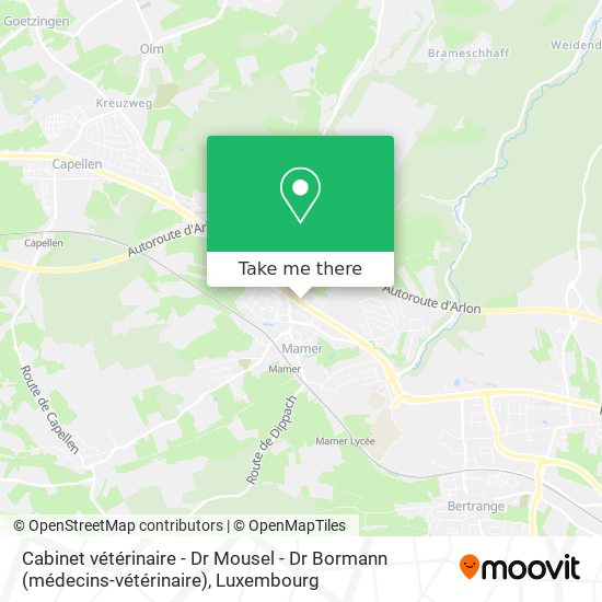 Cabinet vétérinaire - Dr Mousel - Dr Bormann (médecins-vétérinaire) map