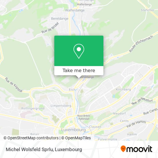 Michel Wolsfeld Sprlu map