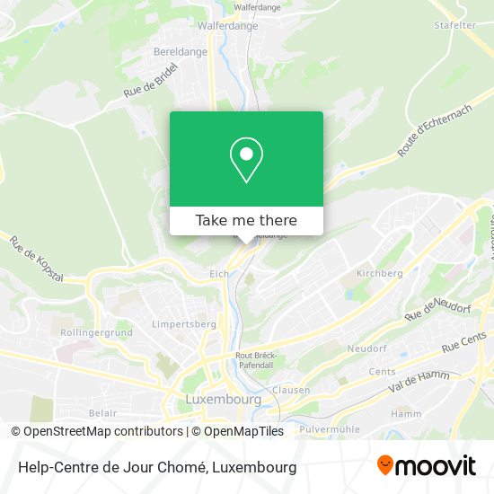 Help-Centre de Jour Chomé map