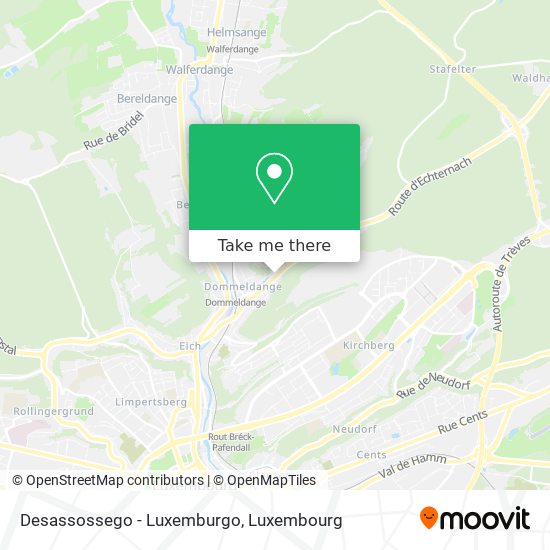 Desassossego - Luxemburgo map