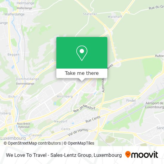 We Love To Travel - Sales-Lentz Group Karte
