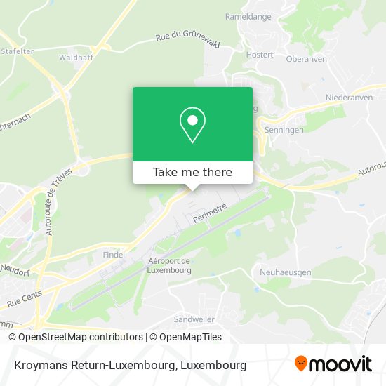 Kroymans Return-Luxembourg Karte