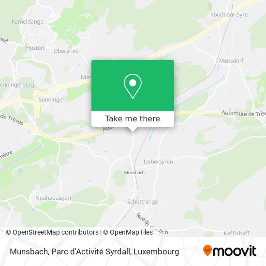 Munsbach, Parc d'Activité Syrdall map