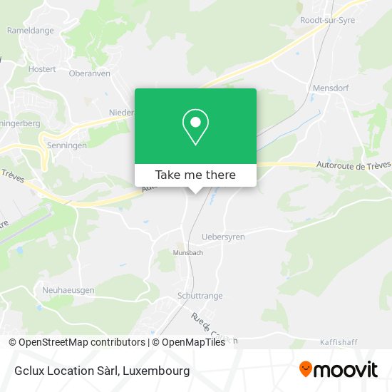 Gclux Location Sàrl Karte