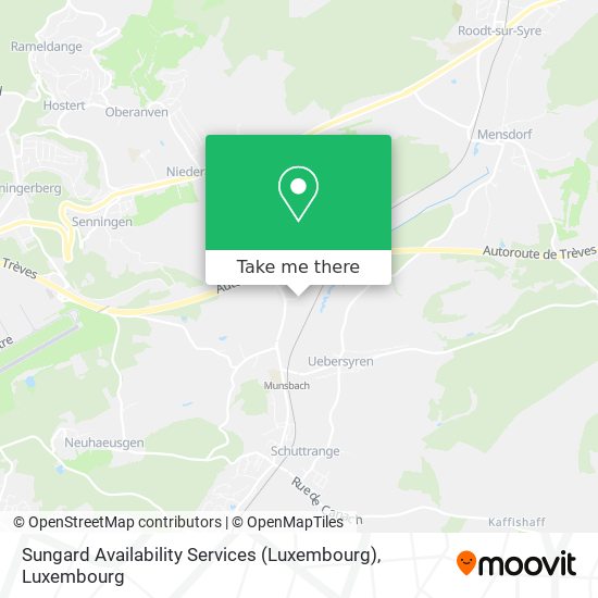 Sungard Availability Services (Luxembourg) map