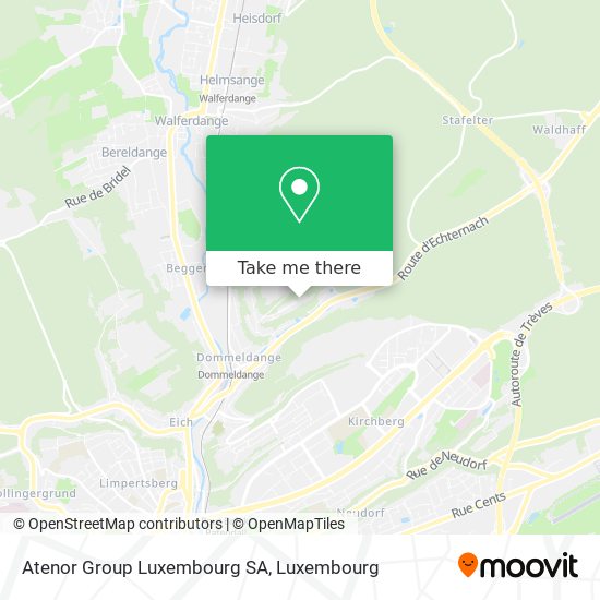 Atenor Group Luxembourg SA map