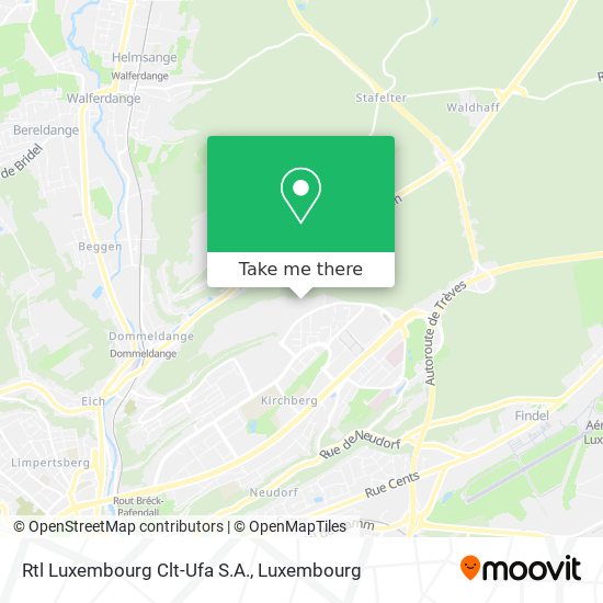 Rtl Luxembourg Clt-Ufa S.A. map