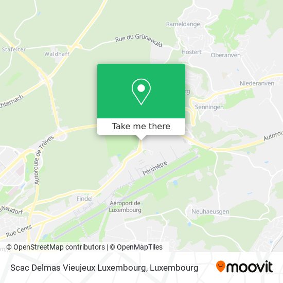 Scac Delmas Vieujeux Luxembourg map