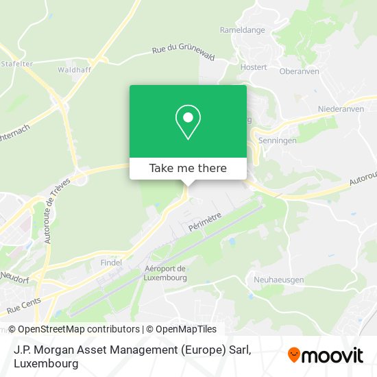 J.P. Morgan Asset Management (Europe) Sarl map