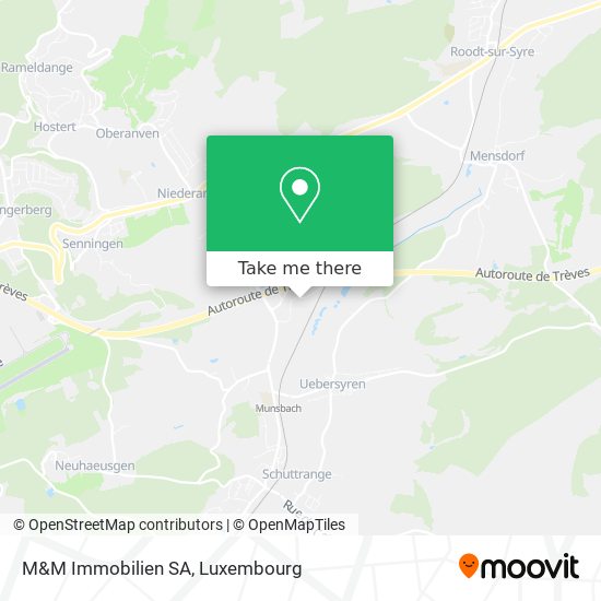 M&M Immobilien SA Karte
