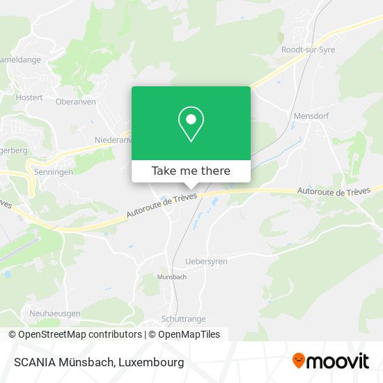 SCANIA Münsbach Karte