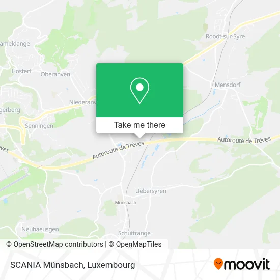 SCANIA Münsbach map
