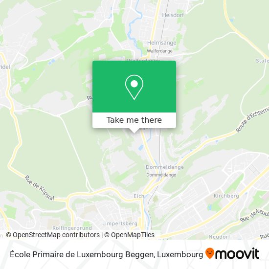 École Primaire de Luxembourg Beggen map