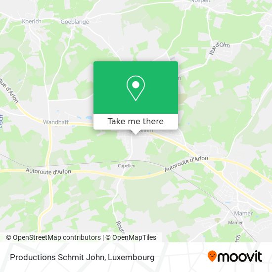 Productions Schmit John map