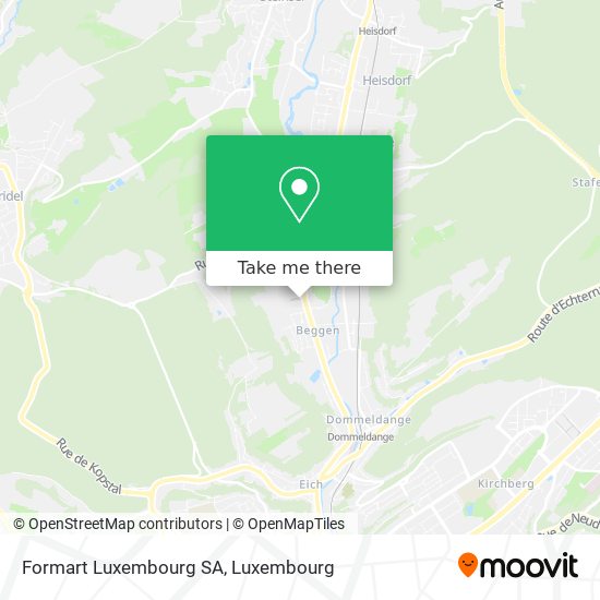 Formart Luxembourg SA map