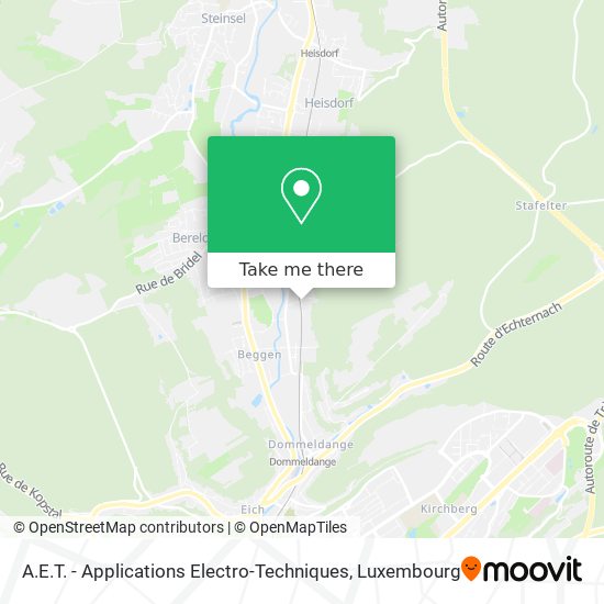 A.E.T. - Applications Electro-Techniques map