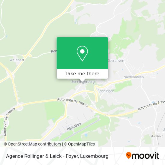 Agence Rollinger & Leick - Foyer map