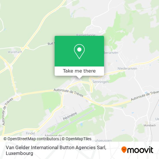 Van Gelder International Button Agencies Sarl map