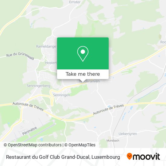 Restaurant du Golf Club Grand-Ducal Karte