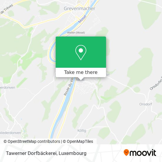 Tawerner Dorfbäckerei map